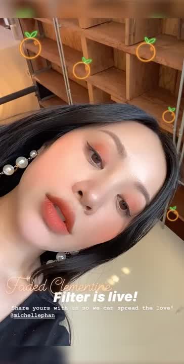 faded clementine blush