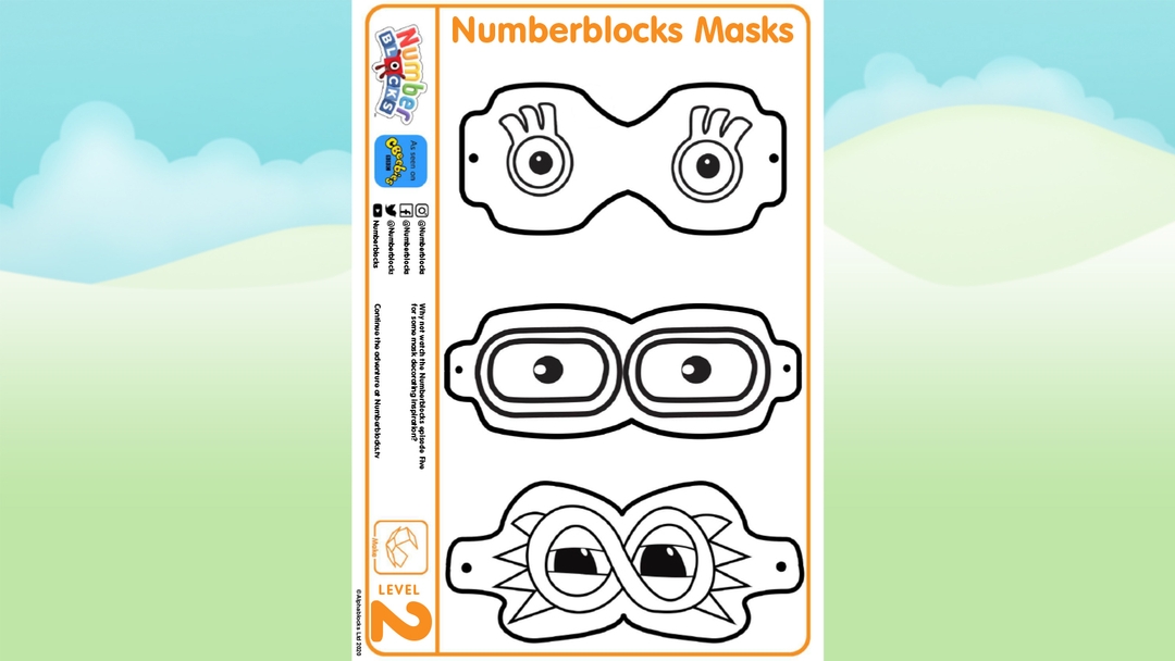Numberblocks Activities Level 2