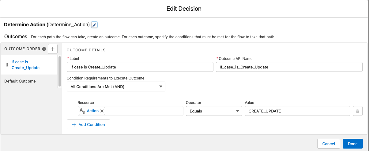 Edit Decision Determine Action
