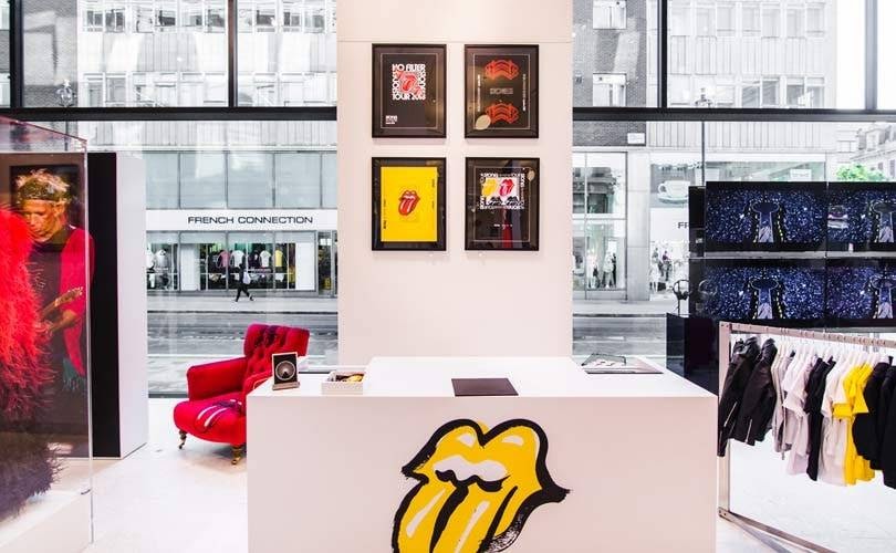 Sortie d’un pop up store Rolling Stones ©Fashion United