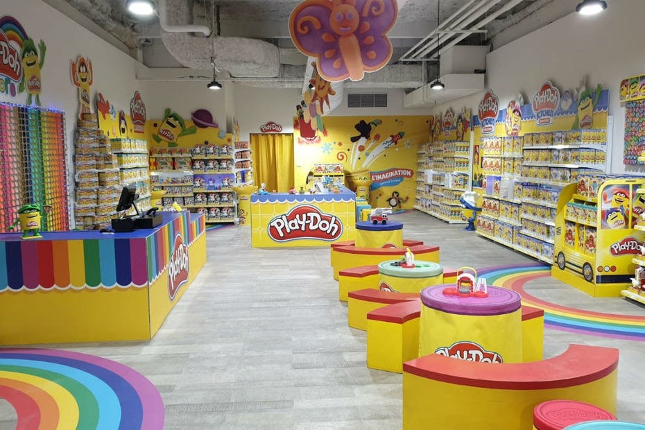 Le premier pop up store de la marque à pâte à modeler Play-Doh ©Hasbo