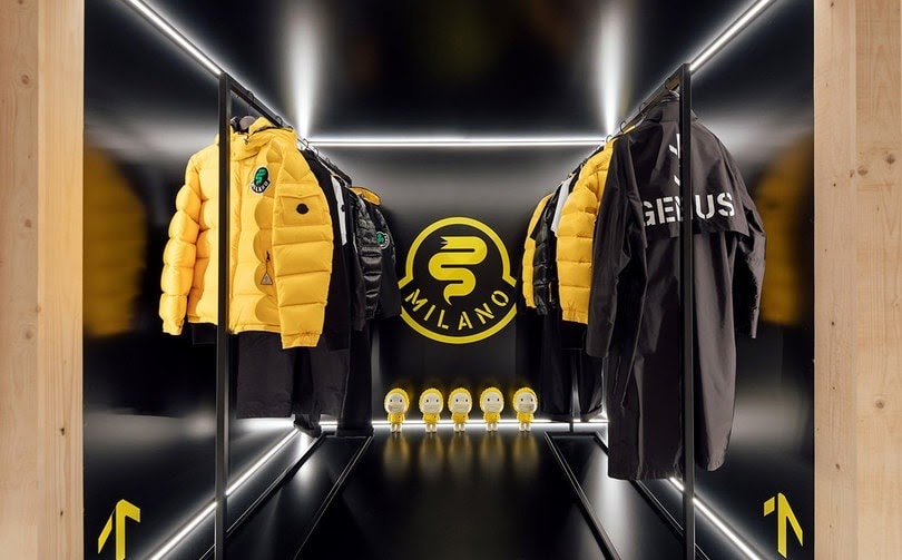 Le pop up store Moncler à Milan en 2019 ©FashionUnited