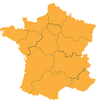 gif carte de france avec le lieu des pop up store