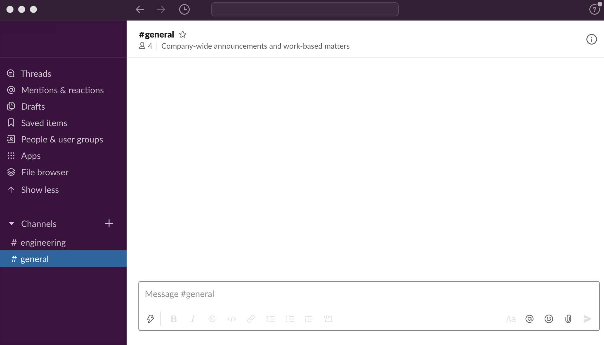 Slack-screen