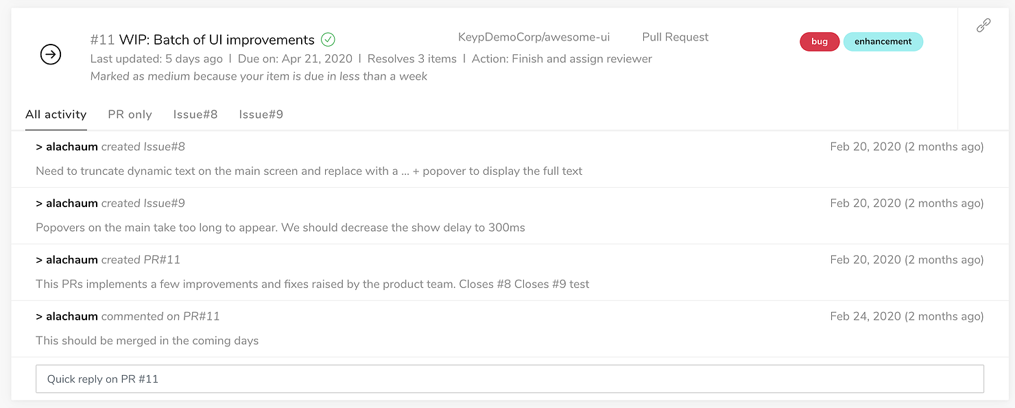 pull request