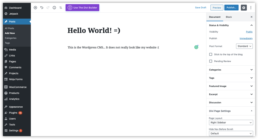 Wordpress CMS