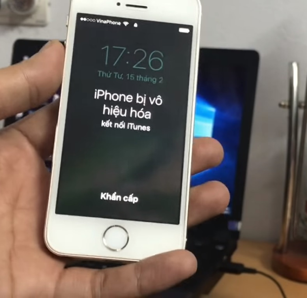 quên mật khẩu iphone bị vô hiệu hóa