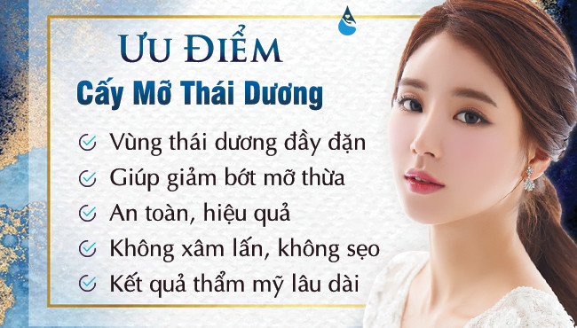 Ưu điểm của cấy mỡ thái dương?
