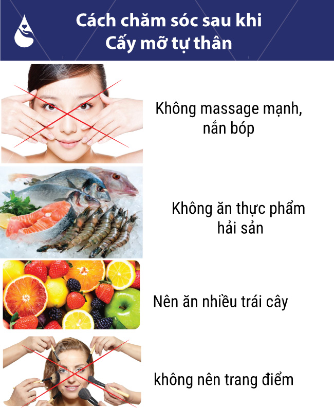 Cách chăm sóc sau khi cấy mỡ thái dương