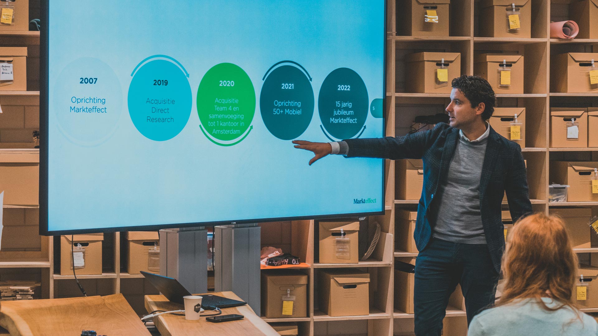 A lecture at Fontys Pulsed by Marketeffect