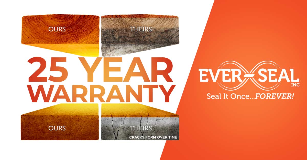 Permanent wood and concrete sealing EverSeal