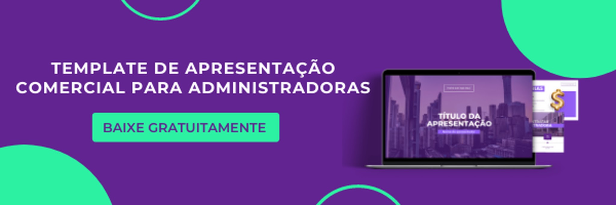modelo de apresentação comercial para administradoras - Baixe gratuitamente