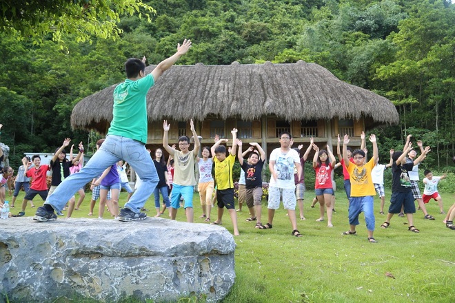 tham gia trại hè