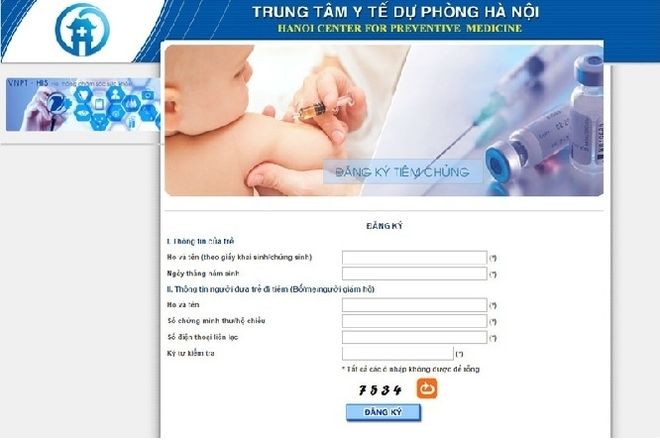 cách đăng kí tiêm vacxin qua mạng
