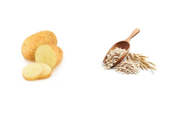 yến mạch trị thâm mụn