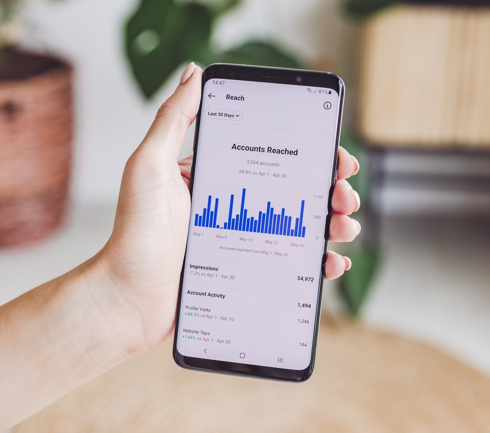 organic vs. paid social media marketing