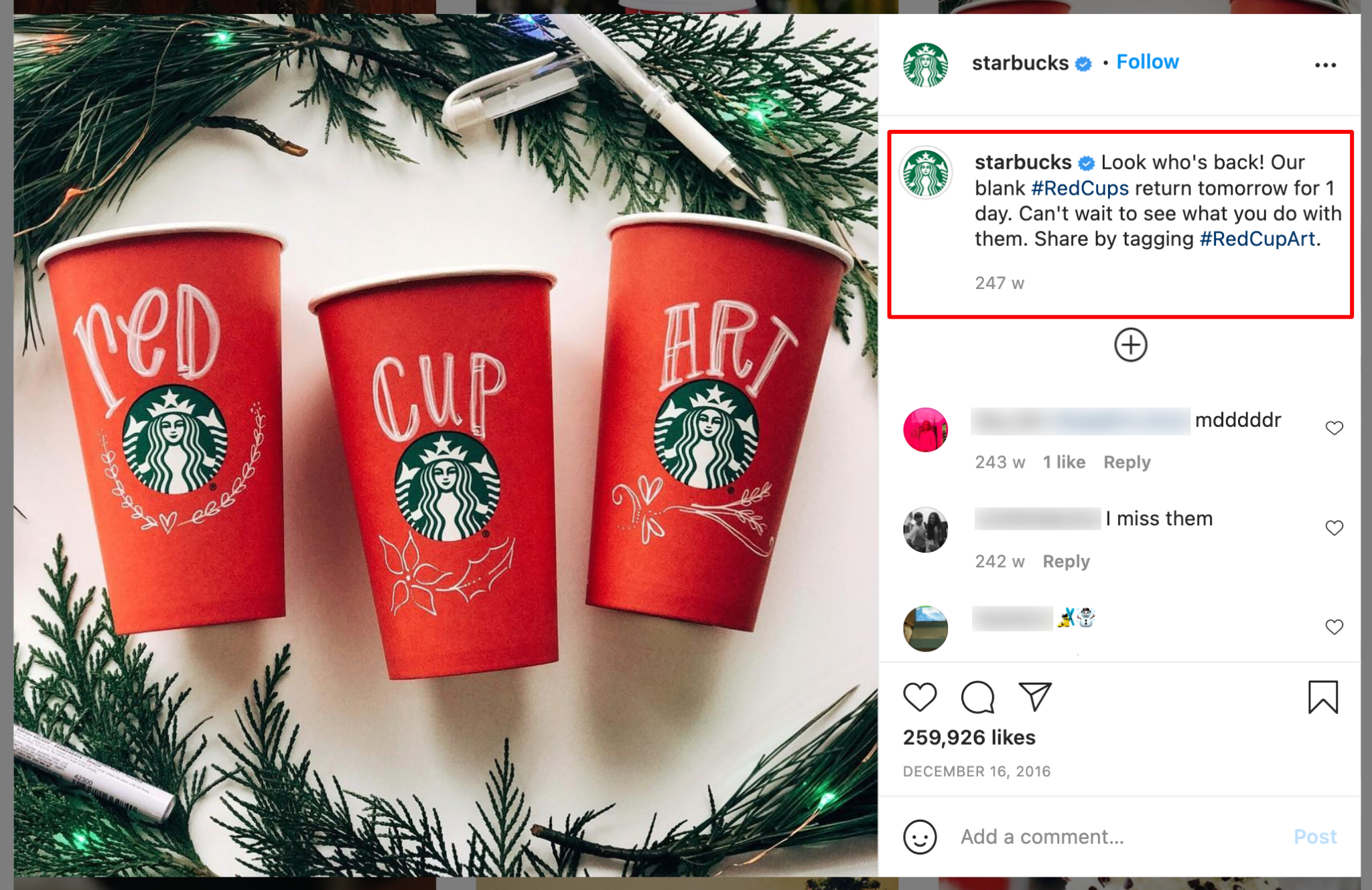 Christmas Social Media Campaigns