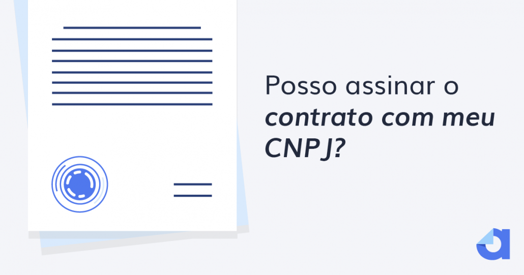 posso assinar documentos com cnpj