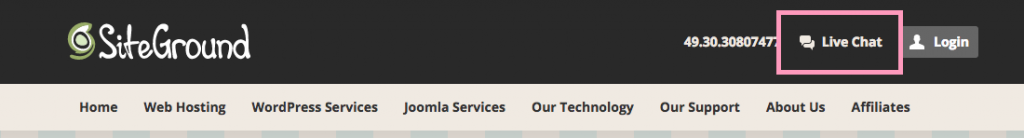 Start a WordPress blog on SiteGround