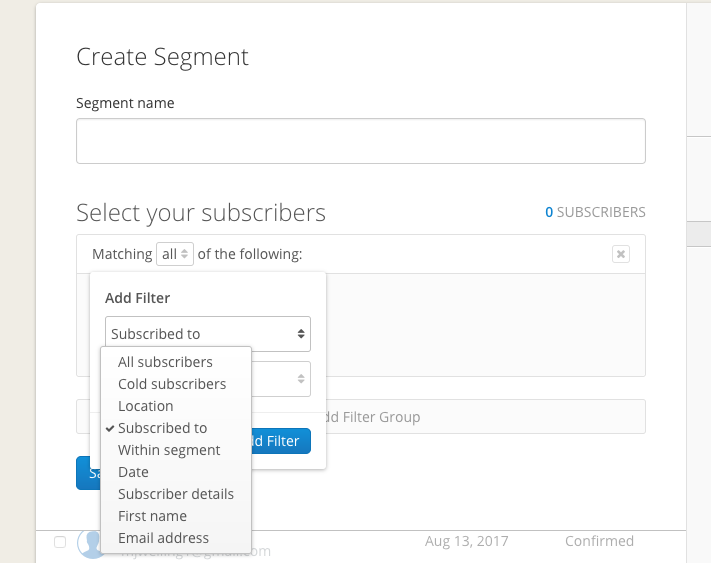 convertkit segments