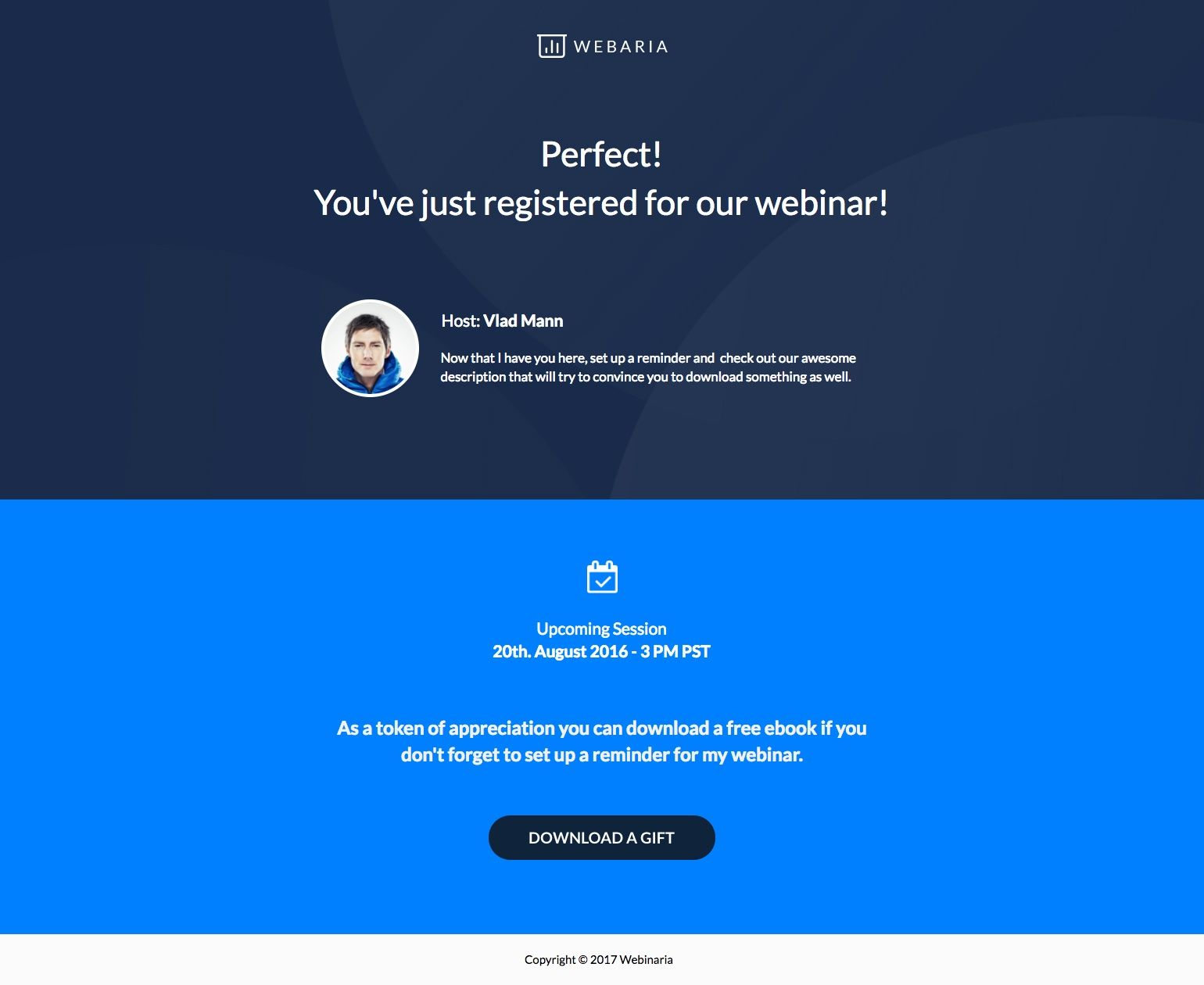 Thank you Email Example