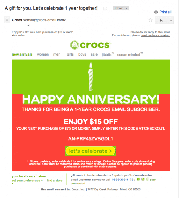 Thank you Email Example