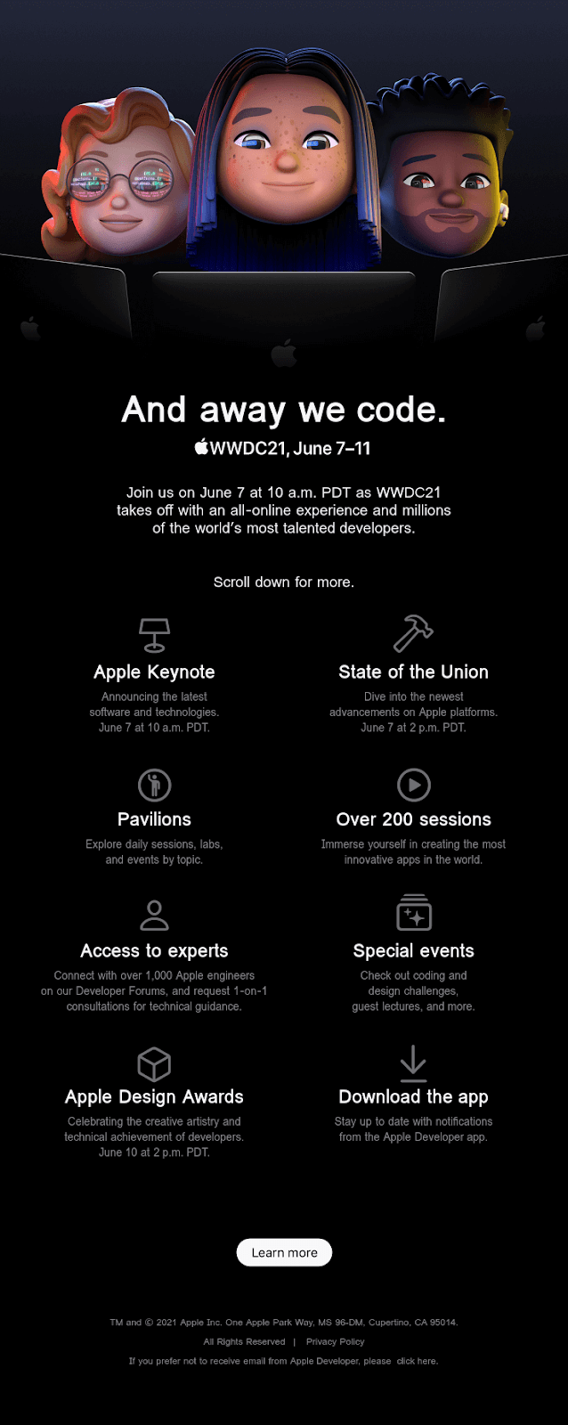 Event Invitation Template by Apple