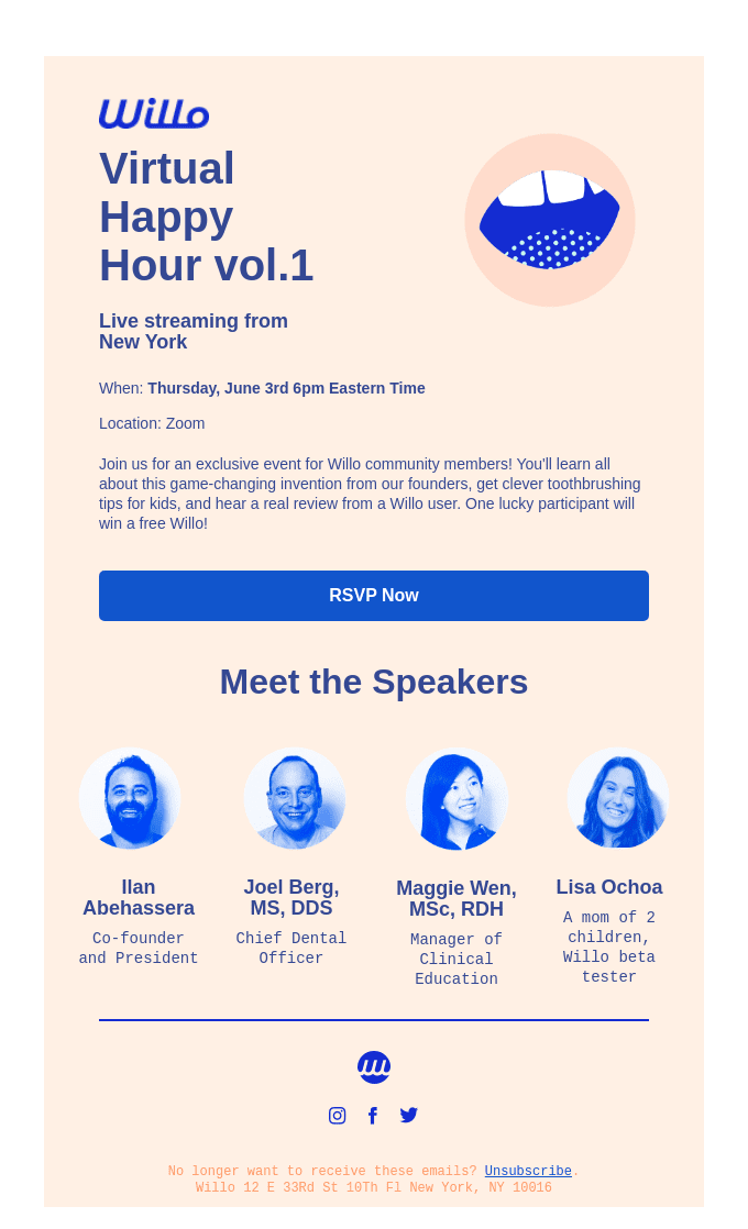 Event Invitation Template by Willo