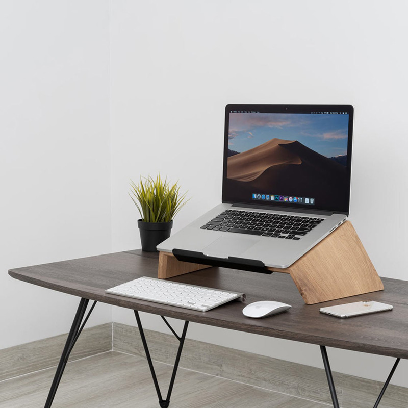wood laptop stand from Etsy