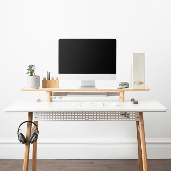 home office monitor stand by artifox