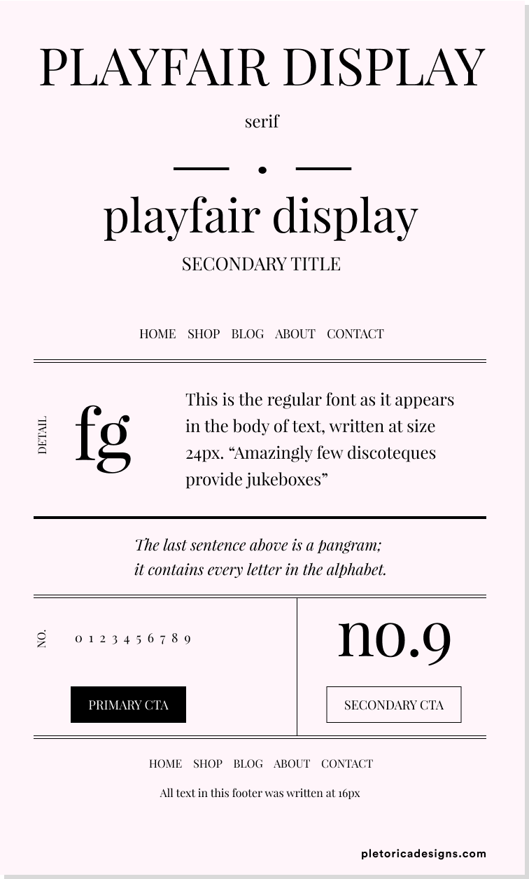 Playfair Display Type What Are The Best Playfair Displays? – LLWJ