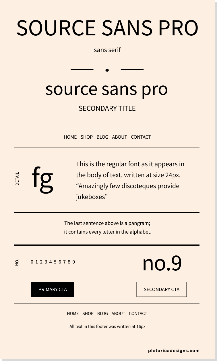 Complete Guide To Source Sans Pro • Beautiful Web Type – KLFBYO