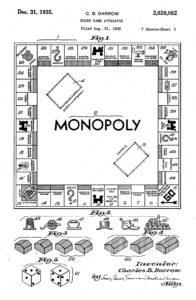 Monopoly game patent