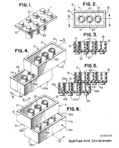 Lego brick patent
