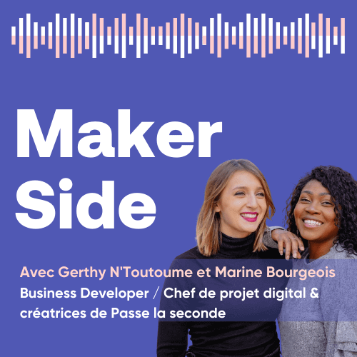 Gerthy N'Toutoume, Business Developer et Marine Bourgeois, Chef de projet digital & créatrices de Passe la seconde