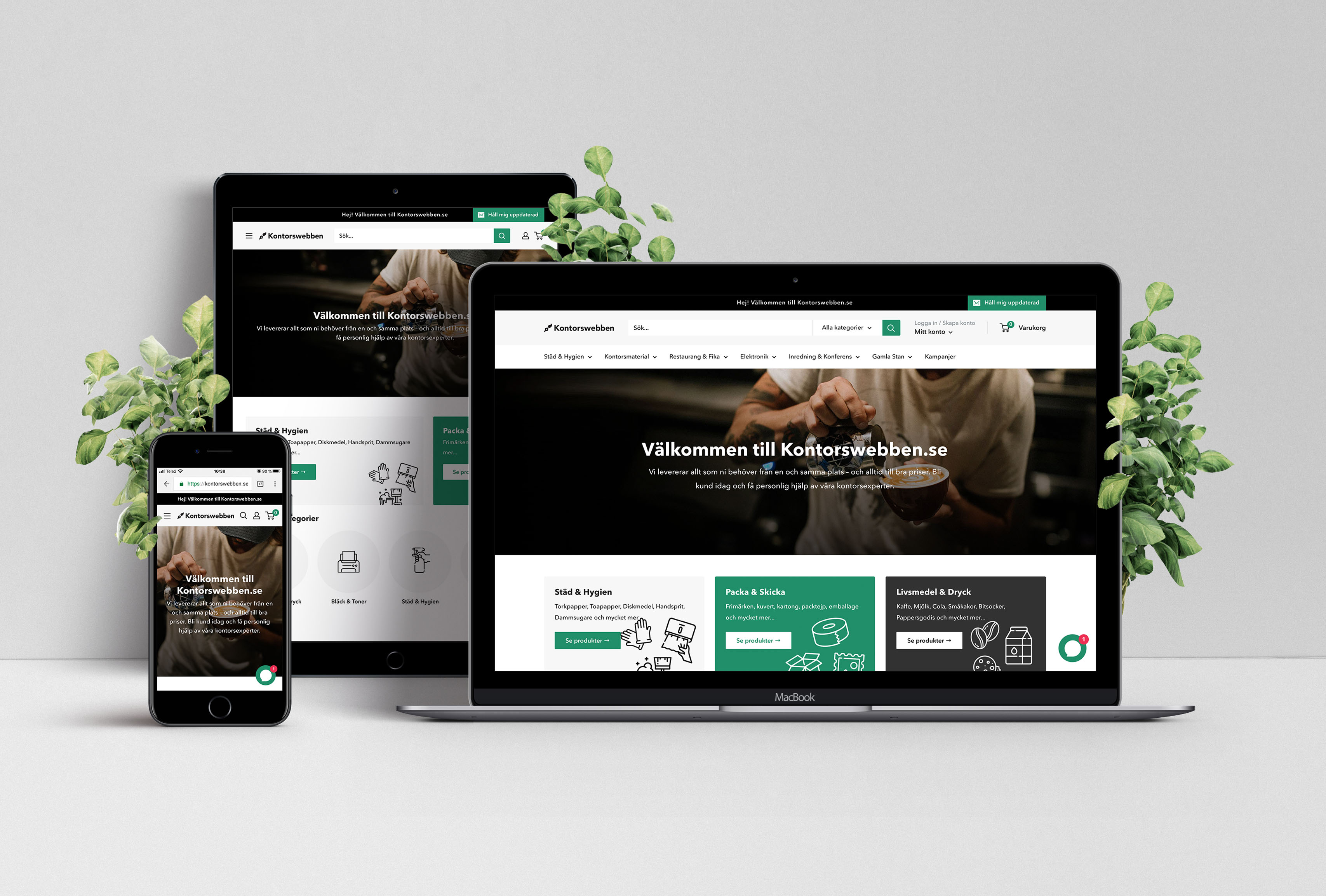 Webbshop & varumärke ~ Kontorswebben.se