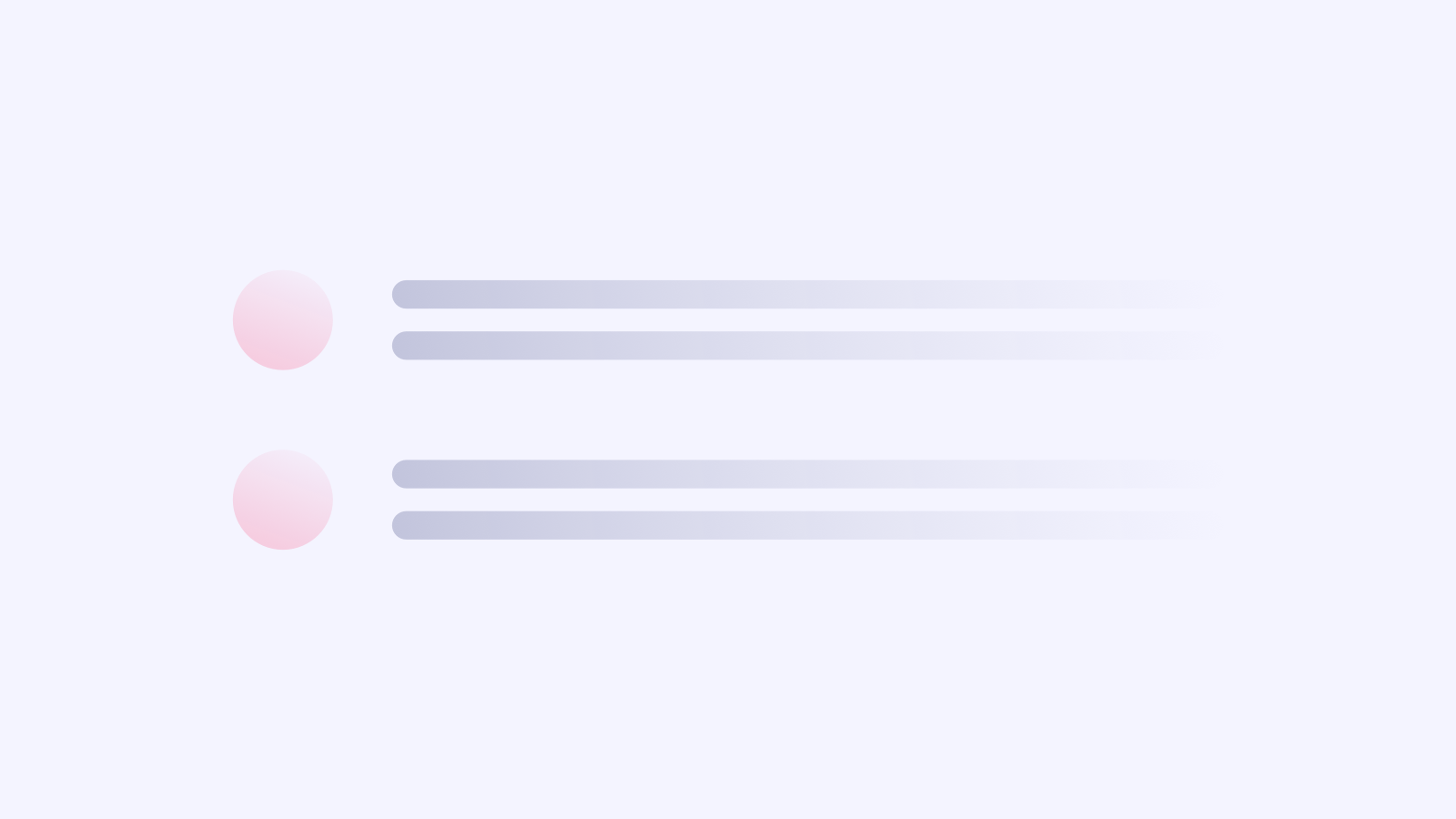 In this graphic, the circles, and the lines next to them, belong to one alignment. This creates order.