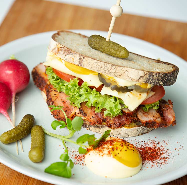 Easy Pork Pastrami Sandwich NZ Pork 6+2+2