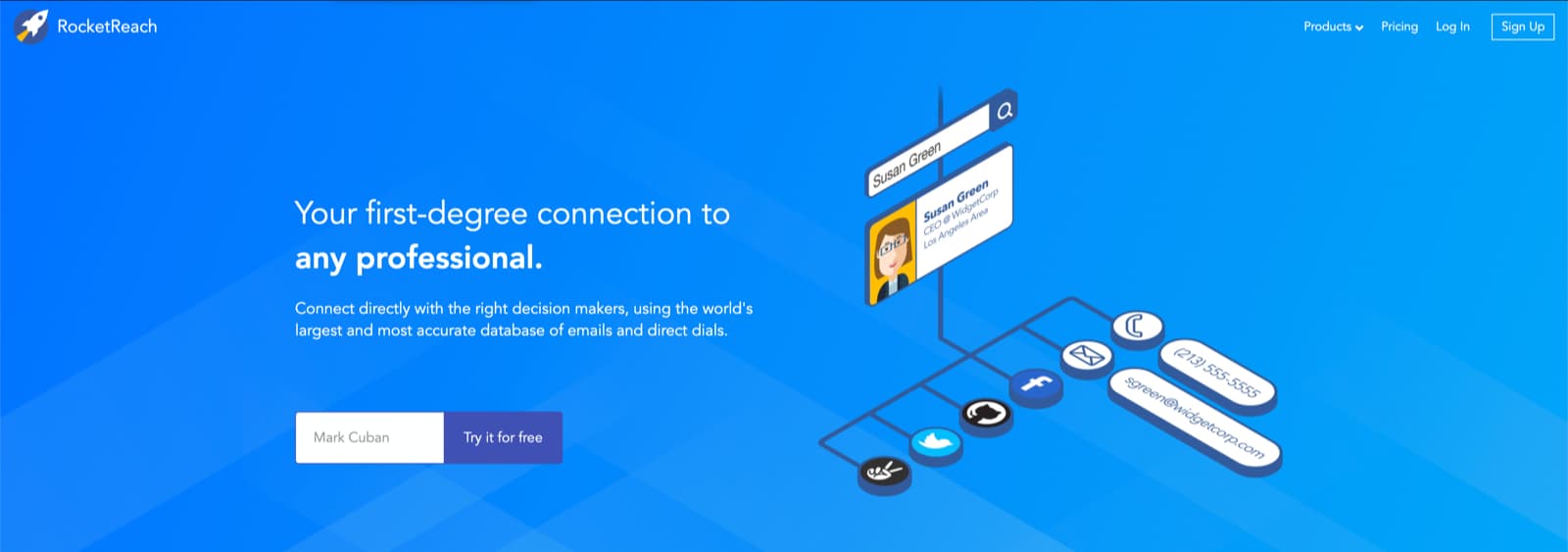 rocketreach email finder tool