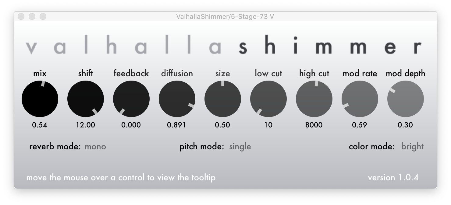 Valhalla shimmer