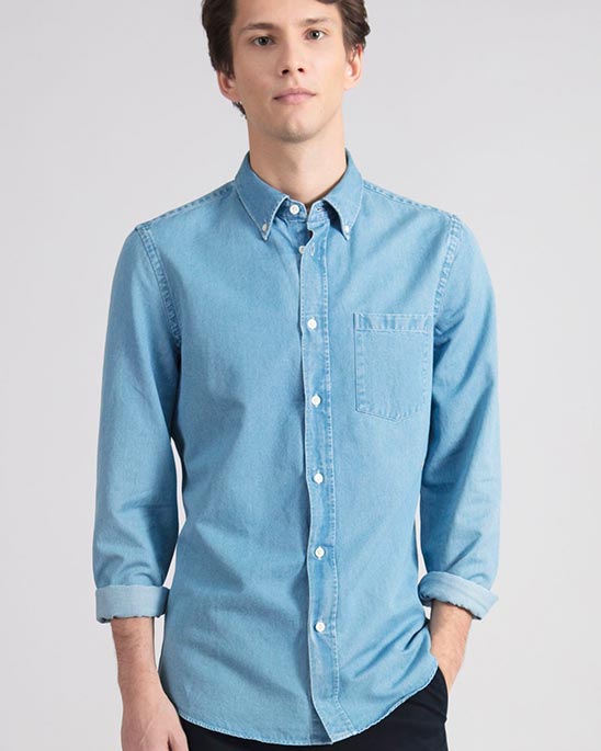 Asket — Denim shirt