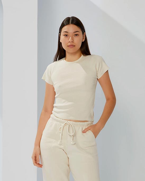 A.BCH — Rib t-shirt