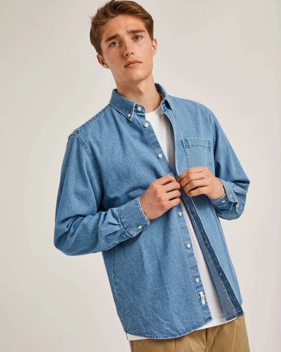 Forét — Fennel denim shirt