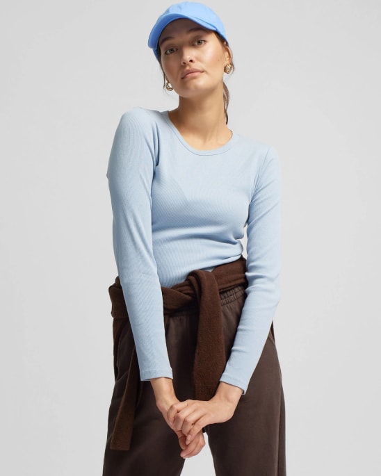 Colorful Standard — Organic rib long sleeve t-shirt