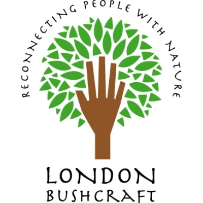 London Bushcraft Logo - A tree with a hand