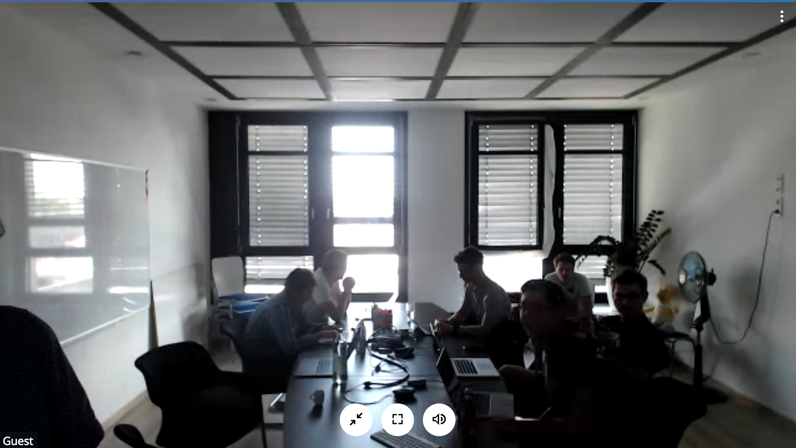 Before: one camera and one microphone per meeting room