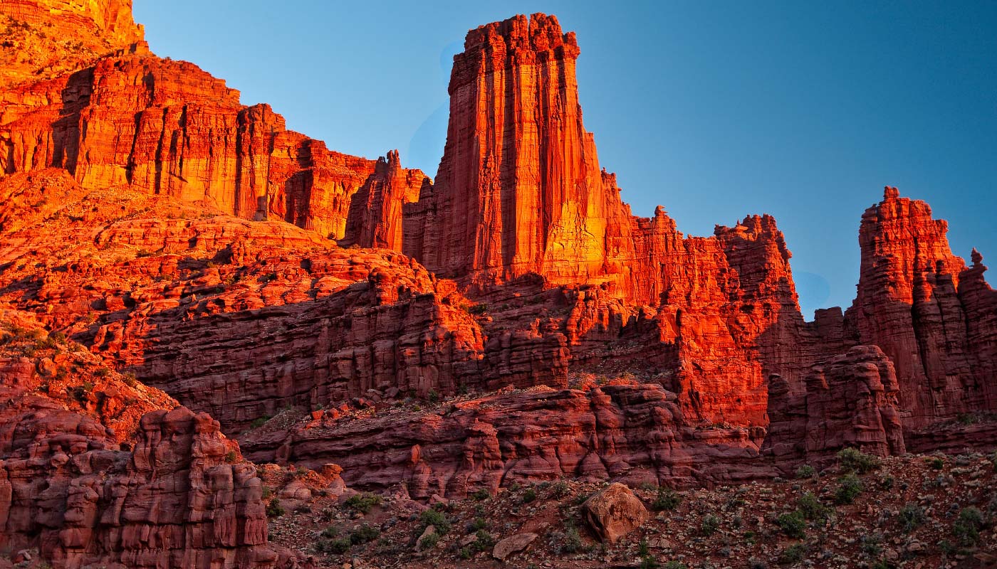 Fisher Towers in Utah