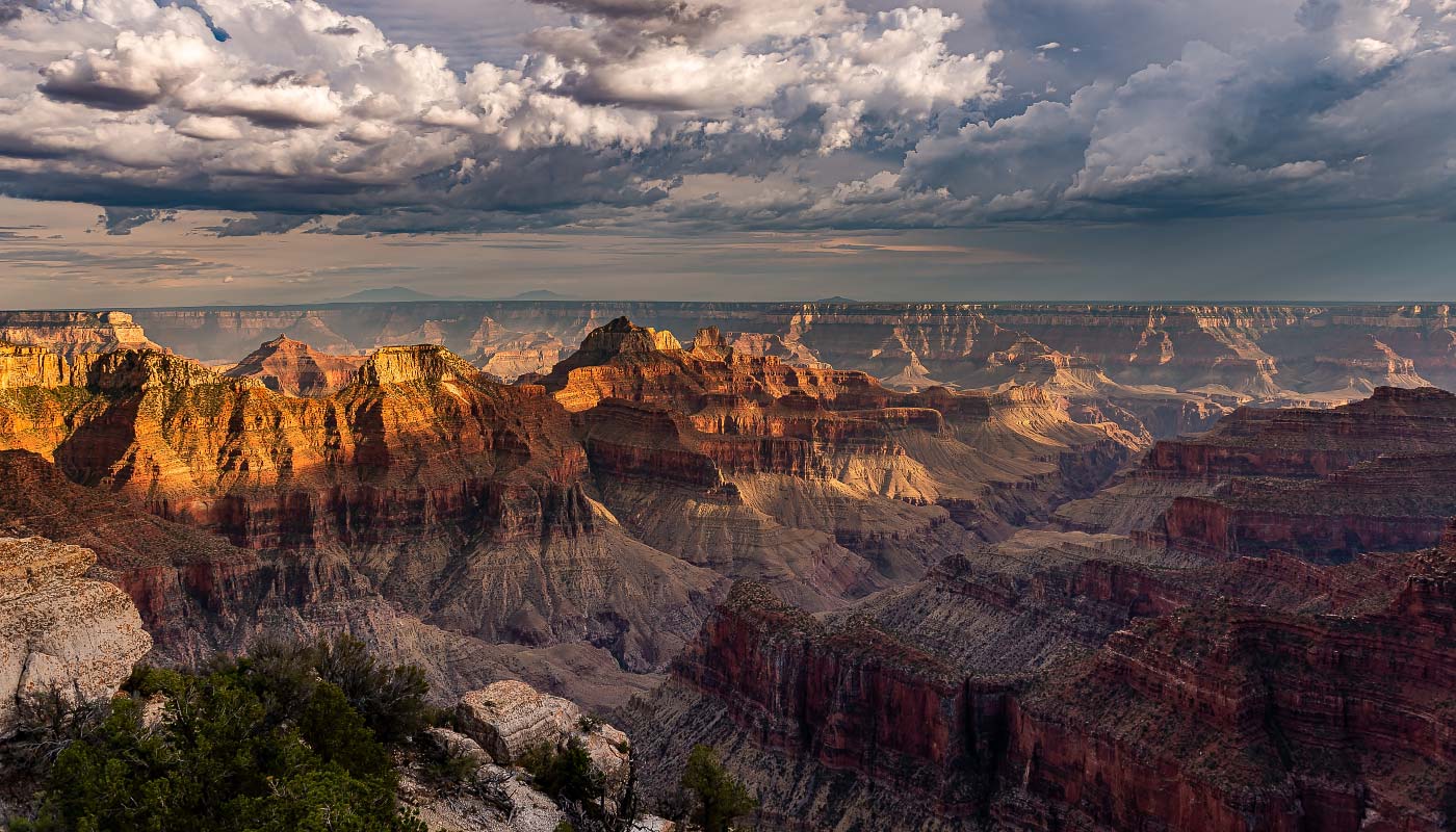 View from the top of the Grand Canyon North Rim