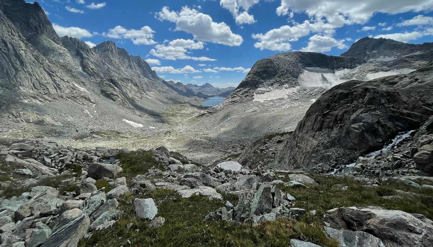Scenic view of the Wind River Range in Wyoming