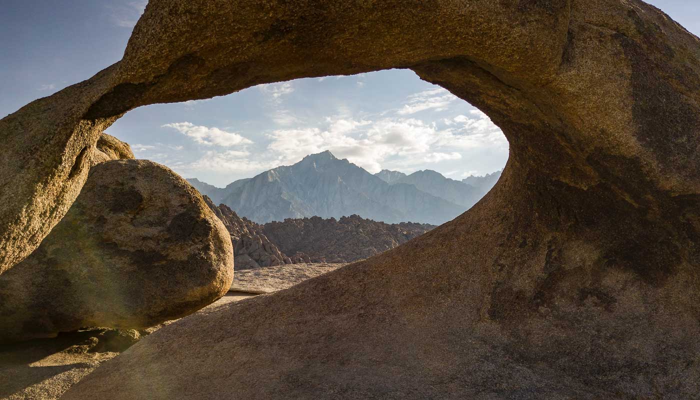 Mobius Arch in the Alabama Hills in California